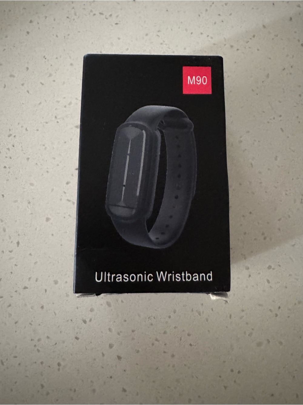 Ultrasonic Wristband Fitness Tracker - Black